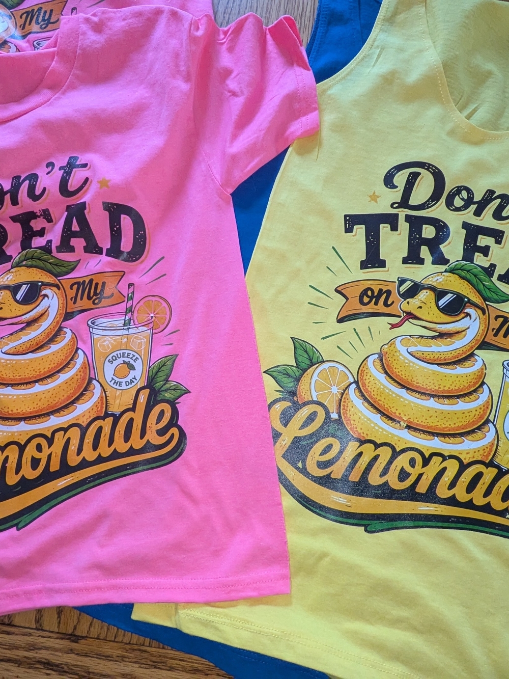 Don't Tread on My Lemonade Graphic Tee - Pink